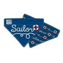 Max&Molly Dvipusė Skarelė Sailor - šuns skarelė, dvipusė, jūrinis raštas