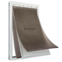 PetSafe Extreme Weather aliumininės gyvūnų durys - izoliuotos durys šunims ir katėms, metalinės, sustiprintos