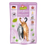 GranataPet DeliCatessen Aviena ir Kalakutiena - be grūdų šlapias maistas su aviena ir kalakutiena, maišeliai katėms