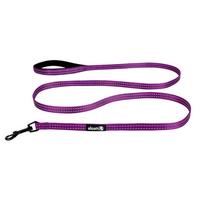 Alcott Adventure pavadėlis 180cm violetinis - atspindinti juosta šunims, violetinė
