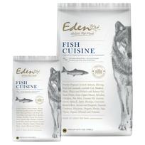 Eden Fish Cuisine Dydis M/L - maistas vidutinių ir didelių veislių šunims su lašiša, silkėmis ir upėtakiais