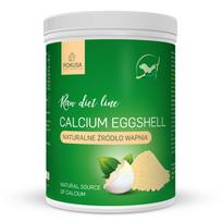 Pokusa RawDietLine Calcium Eggshell - preparatas iš vištų kiaušinių lukštų, stiprinantis kaulus ir dantis.