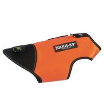 Julius - K9 IDC Neopreno šuns striukė Oranžinė - neopreno striukė šunims, oranžinė su juoda