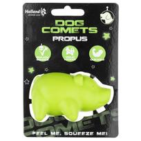Dog Comets Propus - guminis mini žaislas šunims, kiaulė su skanėsto anga