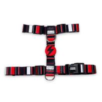 Dashi Slide Back Harness - šunų apsauginiai pakinktai, dryžuotas raštas