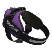 Julius - K9 IDC Powerharness Dark - aukštos kokybės petnešos, šuns petnešos tamsiai violetinės spalvos
