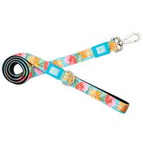 Max&Molly trumpas pavadėlis Exotique - spalvingas miesto pavadėlis šunims, gėlių raštas, 120 cm
