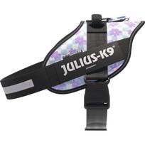 Julius - K9 IDC Powerharness Cartoon - šuns pakinktai su atšvaitais, gėlių dizainas