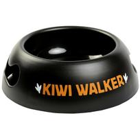 Kiwi Walker Juoda Dubenėlis - plastikinis šuns dubenėlis, neslystantis