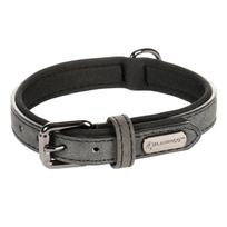 Flamingo Collar Delu - šuns antkaklis su pamušalu, ekologiška oda ir neoprenu