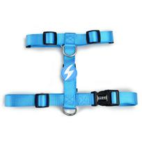 Dashi Solid Back Harness Sky Blue - reguliuojamas apsauginis diržas šunims, šviesiai mėlynas