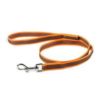 Julius K9 Color & Gray Supergrip pavadėlis su rankena oranžinis - neslystantis šuns pavadėlis, oranžinis