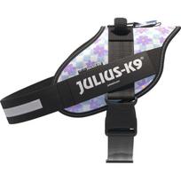 Julius - K9 IDC Powerharness Cartoon - šuns pakinktai su atšvaitais, gėlių dizainas
