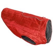 Kurgo Loft striukė raudona/anglies spalvos - dvipusė vandeniui atspari striukė šunims, raudona ir anglies spalvos