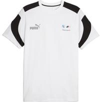 Puma Bmw M Motorsport Round Neck Cool Color Block Short Sleeve T-Shirt Men Tops White 624141-02 S