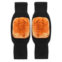 Cold-proof Thick Knee Protector Windproof Winter Knee Brace Knee Protective Cover  Old Cold Legs Leopard Print
