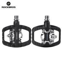 ROCKBROS Bicycle Pedals Bike Flat Sealed Bearing Dual Function Bike Pedal Non-Slip Labor Saving Nylon Pedals Bicycle Part 370010001