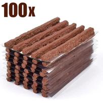 100PCS Car Motorcycle Tire Repair Strips Tubeless Seal Strip Tyre Puncture Rubber Strip Plug Car Bike Tire Repair Accessories 100pcs