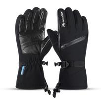 Motorcycle Ski Gloves Touch Screen Snowboard Gloves Snowmobile Motorcycle Riding Winter Gloves Windproof Unisex Skiing Gloves M