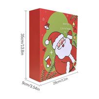 Empty Calendar Advent 24-Day 2025 Fillable Christmas Calendar Advent Box Holiday Party Favors Case For Kids Adults Treat Candy 24PCS raudona