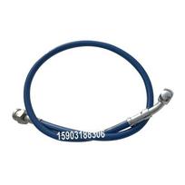 Automotive motorcycle 1/8  stainless steel braided PTFE line PU covered fuel line with stainless steel material Hexagonal Joint 27cm