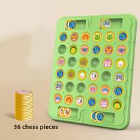 Kids Doublesided Flip Chess With Plastic Material For Intelligence And Sensory Skills Enhancement In Educational Settings Animal