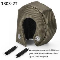 100% Full TITANIUM T3 turbo blanket turbo heat shield fit : t2 t25 t28 gt28 gt30 gt35 and most t3 turbo PQY-TBF03 1303-2T