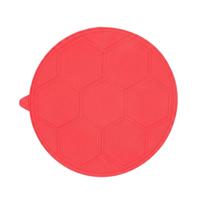 Silicone Burger Patty Press Mold for DIY Baking and Cooking Hamburger Stuffed Meat Tool Nonstick Food Grade Material Easy Release raudona