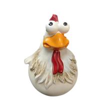 Creative Funny Chicken Fence Decoration Ornament for Home Garden Yard Outdoor Display Unique Sculpture Figurine Gift Idea one size
