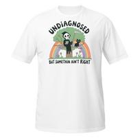 Undiagnosed Grim Reaper Funny Skeleton T-Shirt | Rainbow Mental Health S įvairiaspalvis