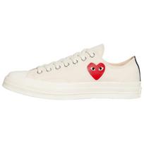 Comme des Garçons PLAY x Converse Chuck 70 Low 'Single Heart - Milk' 36.5