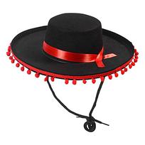 Mexican Sombrero Halloween Zoro fuzz ball Mexican sexy wide brimmed hat masquerade Mexican hat festival photography props juoda