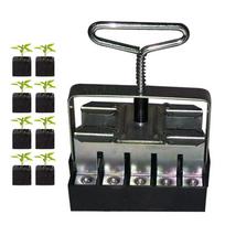 Soil Block Maker Handheld Seedling Soil Block Maker Soil Blocking Tool with Comfortable Grip Soil Blocker Garden Supplies China Mainland
