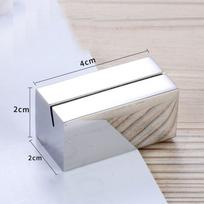 Stainless Steel Card Holder Funny Label Holder Insert Menu Folder Number Sign Holder  Name Place C
