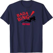 The Sopranos Bada Bing! Adult T-Shirt S įvairiaspalvis