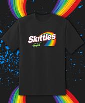 Skittles Candy Tropical Shirt Vintage Tshirt Adult & Youth Sizes! Unisex T-Shirt S įvairiaspalvis