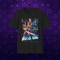 Security Breach Fnaf Glamrock Freddy Monty Roxanne Unisex Softstyle T-Shirt 3XL
