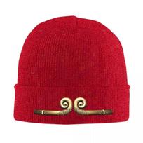 New Black Myth Wukong Golden Ring Knitted Hat Beanie Winter Hats Warm Fashion Sun Wu Kong Ring Caps For Unisex Women