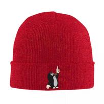 New Mole Pointing Knitted Hat Beanies Winter Hats Warm Unisex Hiphop Krtek Little Maulwurf Cute Cartoon Caps Unisex Women