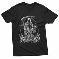 Demonic Grim Reaper Death Metal TShirt Unisex T-Shirt S įvairiaspalvis