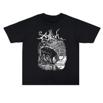 2025 Summer Doom Metal Rock Agalloch Agalloch Wood Band Printed Cotton Men's and Women's T-shirt High Quality Short Sleeve Men T S įvairiaspalvis