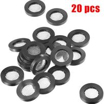20 Pcs Hose Rubber Washer Seal O Ring Hose Gasket Filter Net Mesh For Shower Head Stainless Steel For 1/2 Inch Tap Head Parts