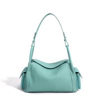Fashion women's bag summer lazy wind Korean high-end single shoulder armpit bag commuter leather women's large-capacity handbag