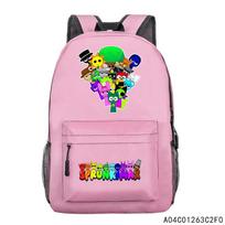 Rhythm Box Printed Backpack Sprunki Music Games Elementary And Secondary School Children'S School Bag Backpack