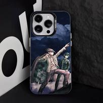 Anime D-Danganronpa Phone Case For iPhone 16,15,14,13,12,11,8,7,Pro,Max,Plus,Mini,XS,SE Anti Fall Black Matte Hard iPhone12mini