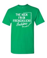 The Hick from French Lick!  Indiana T Shirt Mens Womens Tees Top tee Larry Birs S