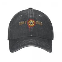 Vintage Guns N Rose Heavy Metal Baseball Cap Unisex Distressed Denim Snapback Hat Steampunk Music Outdoor Travel Gift Hats Cap One Size