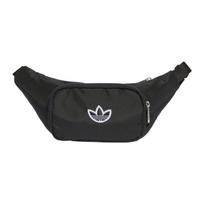 Adidas Originals Recycled Nylon Crossbody Bag, Fanny Pack Regular Unisex Black Adidas IJ5007 juoda