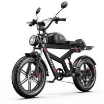 Elektrinis dviratis Visureigis DUOTTS 20  750W Variklis Suaugusiems Ebike 52V 27AH Didžiausias Nuotolis 140Km Hidraulinis Stabdys Keliamoji Galia 150Kg Juodas F20 52V 27AH juoda