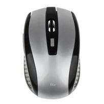 Belaidė optinė pelė FIT2 M12, 2,4 GHz, 1200 DPI, juoda/sidabrinė